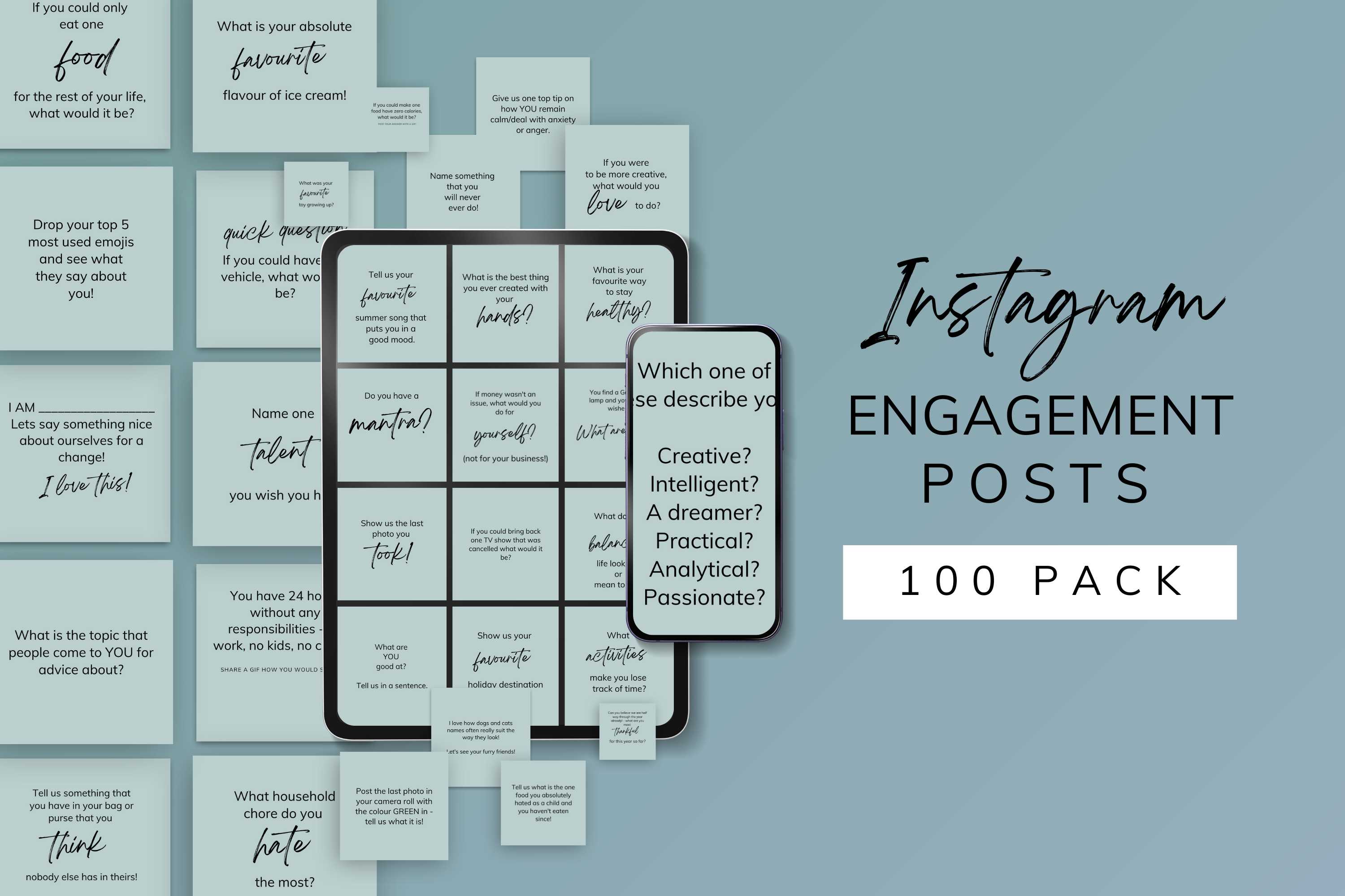 100 Engagement Templates