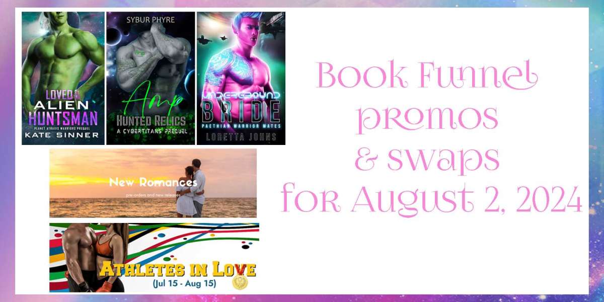 Book Funnel Promos & Swaps for 2 August, 2024