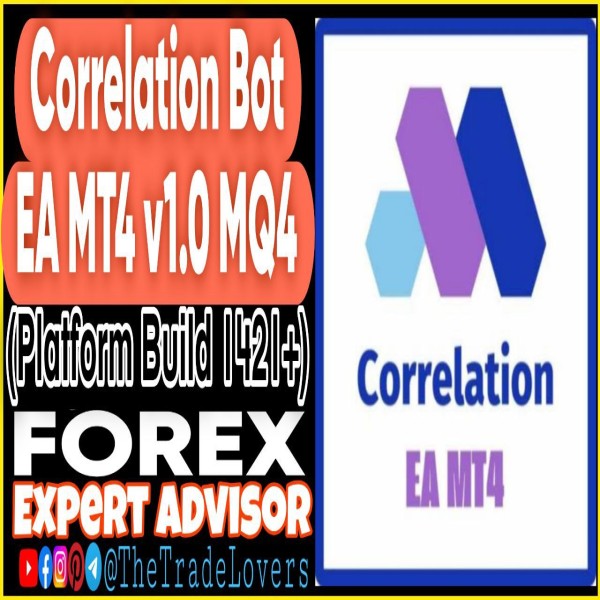 Correlation EA V1.0 MT4 Source Code MQ4 (Works on Build 1421+) | Forex Robot | MT4 Expert Advisor - The Trade Lovers