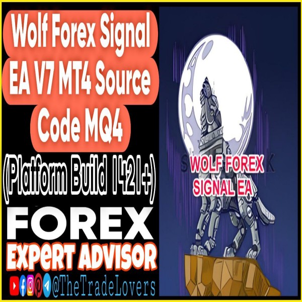 Wolf Forex Signal EA v7.0 MT4 Source Code MQ4 (Works on Build 1421+) | Forex Robot | MT4 Expert Advisor - The Trade Lovers