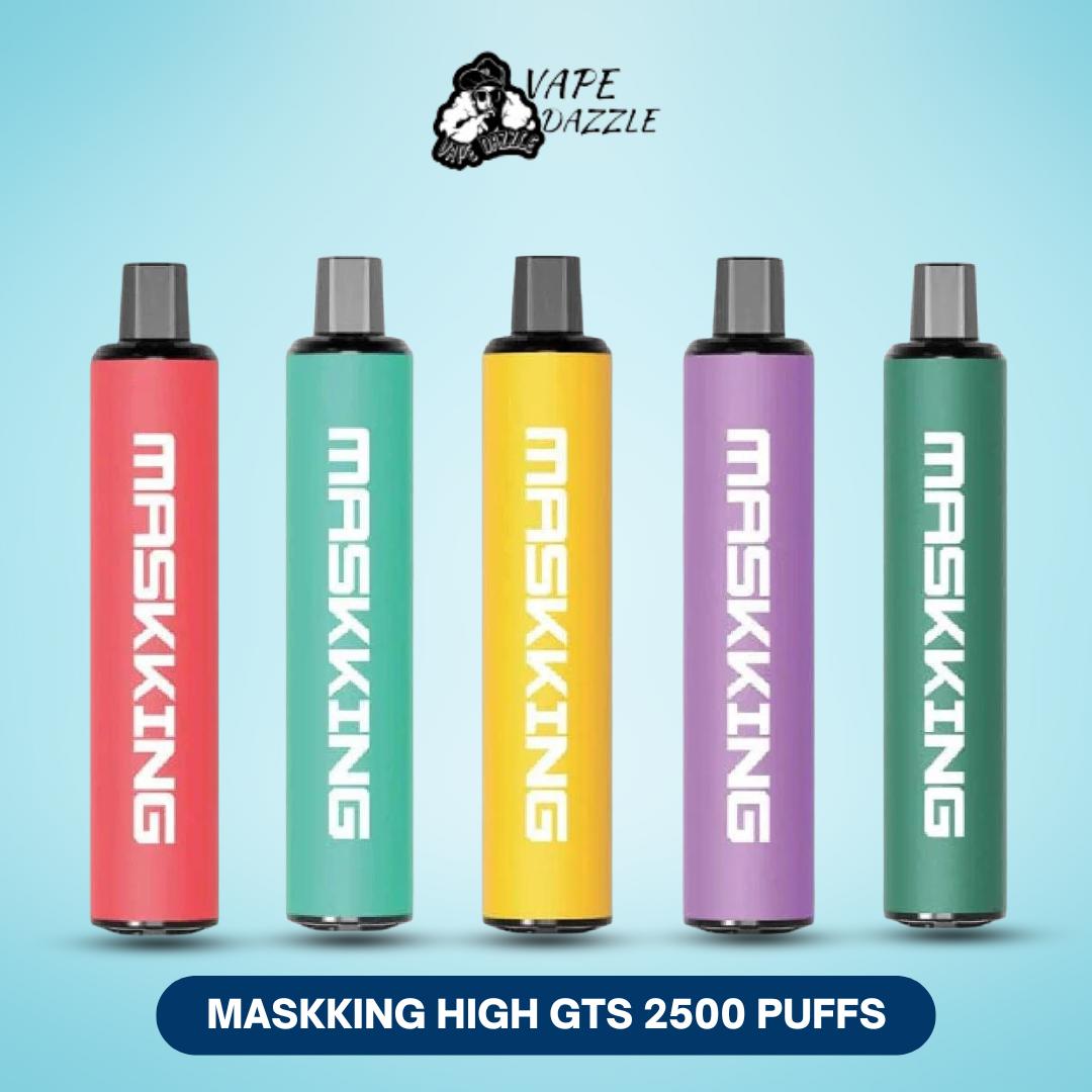 Maskking HIGH GTS 2500 PUFFS Disposable | vapdazzle