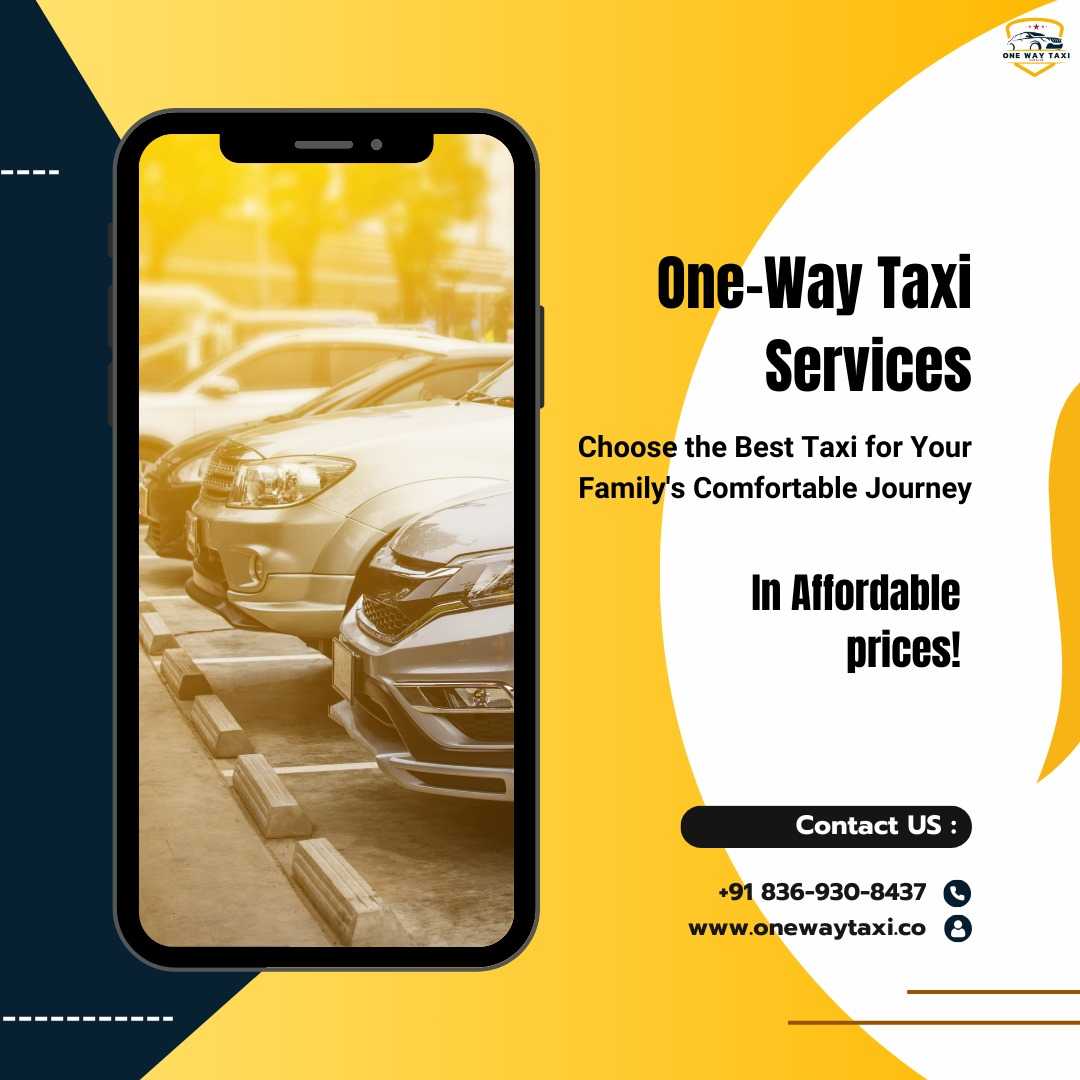 Experience hassle-free travel with One Way Taxi – your trusted partner for reliable and affordable one-way cab services.