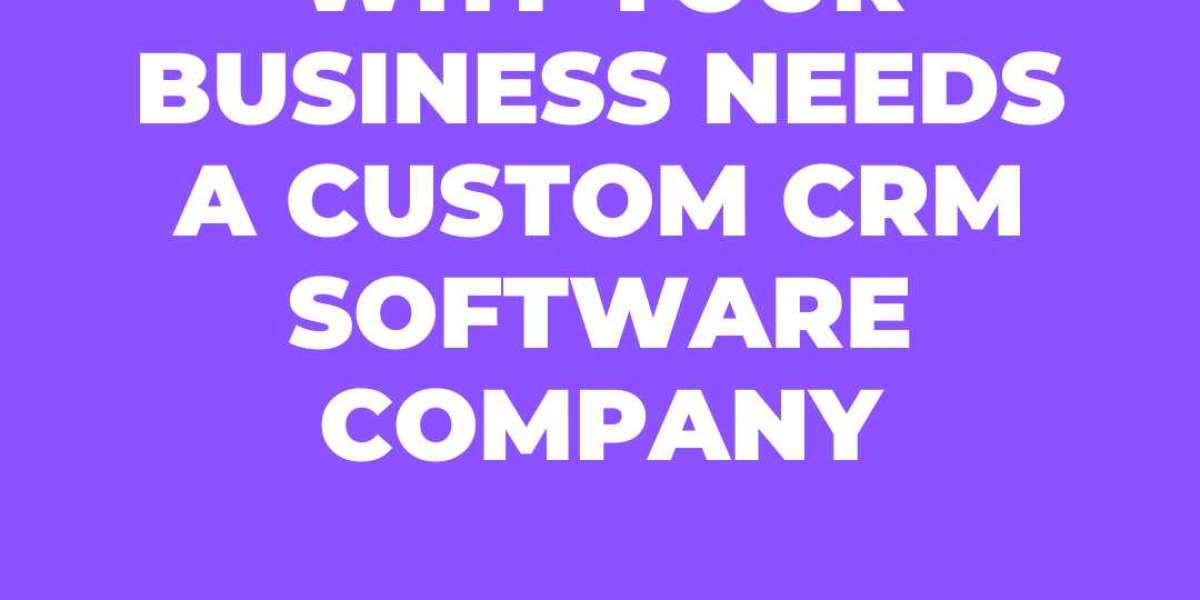 Why Your Business Needs a Custom CRM Software Company